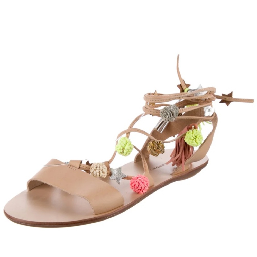 Loeffler Randall Straply Colorful Embellished Sandals
